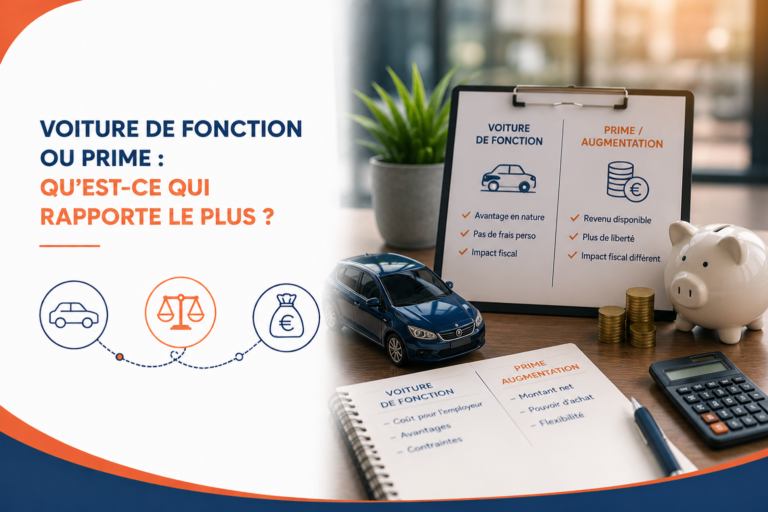 Voiture de fonction ou prime : qu’est-ce qui rapporte le plus ?
