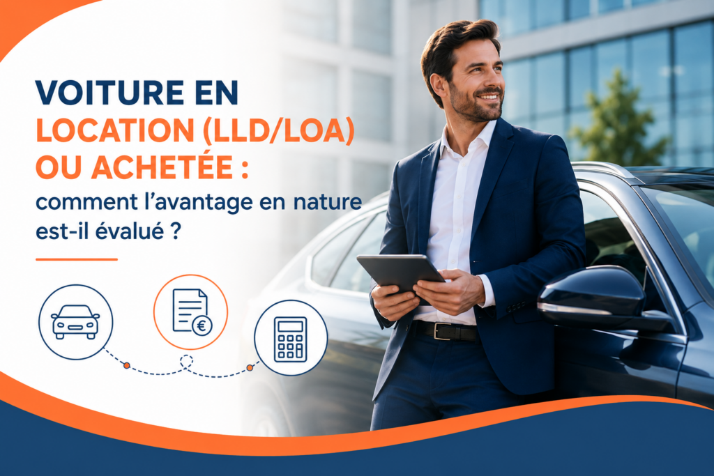 Voiture en location (LLD/LOA) ou achetée : comment l’avantage en nature est-il évalué ?